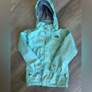 The north face girls wind breaker with detachable hood